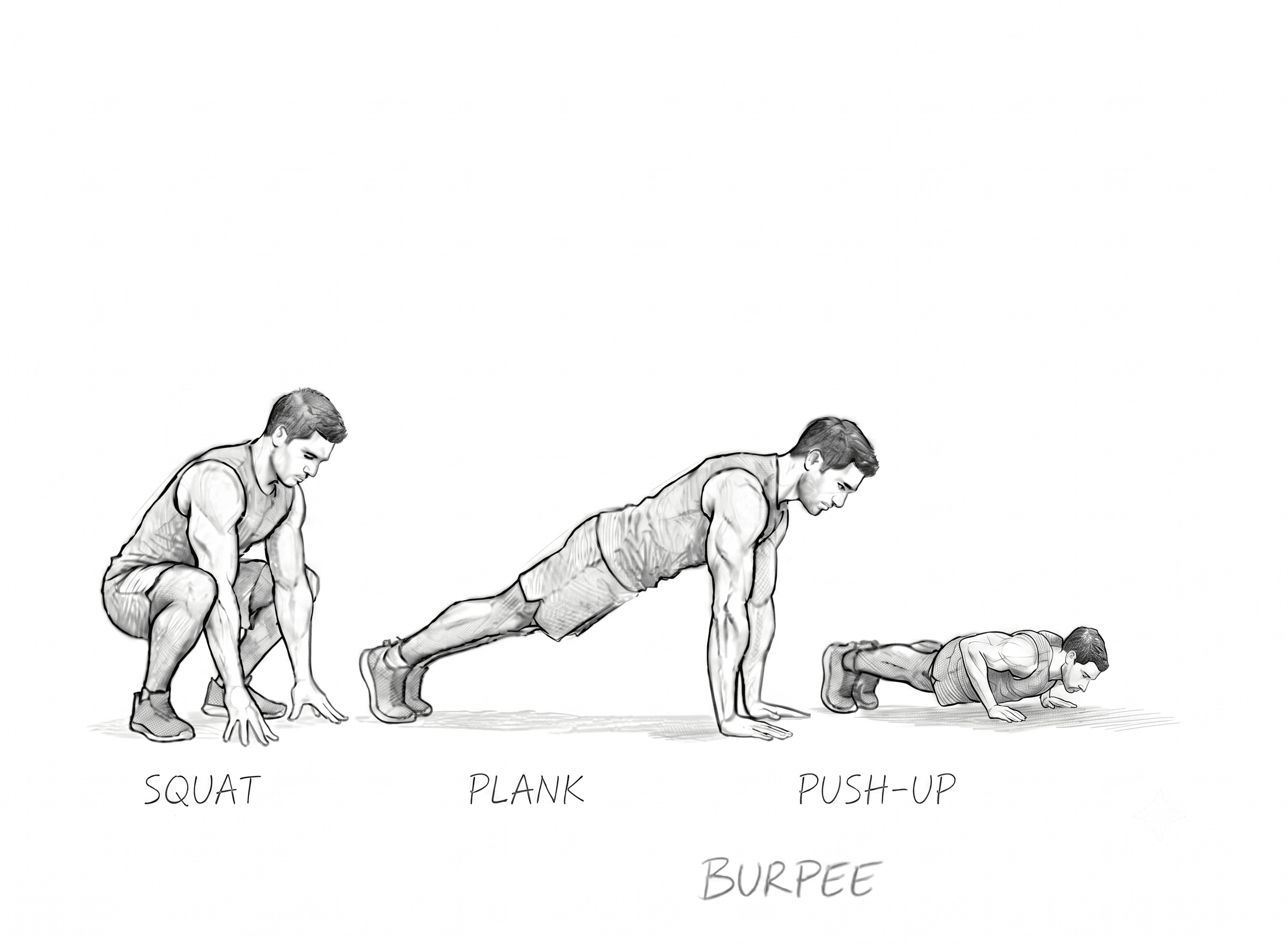 BurpeePacers 20-minute guided burpee workout preview for home fitness
